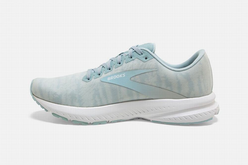 Chaussures Running Brooks Launch 7 Bleu / Blanche Femme | GZK-73080361