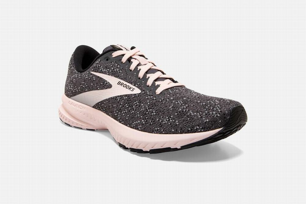 Chaussures Running Brooks Launch 7 Noir / Violette Femme | ZML-82289390