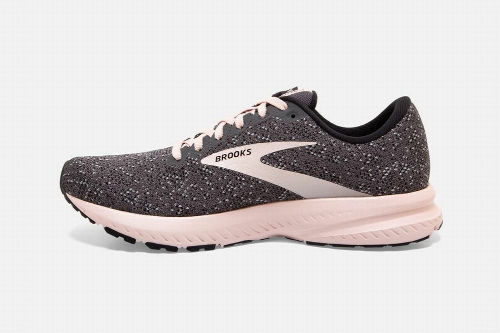 Chaussures Running Brooks Launch 7 Noir / Violette Femme | ZML-82289390