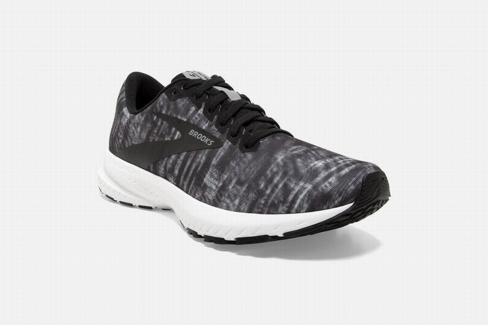 Chaussures Running Brooks Launch 7 Noir / Grise / Blanche Femme | ANE-01326666