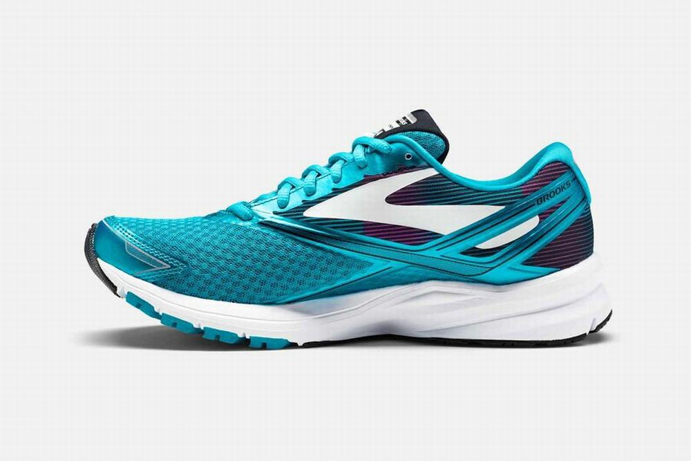 Chaussures Running Brooks Launch 4 Bleu Femme | DVI-55565636