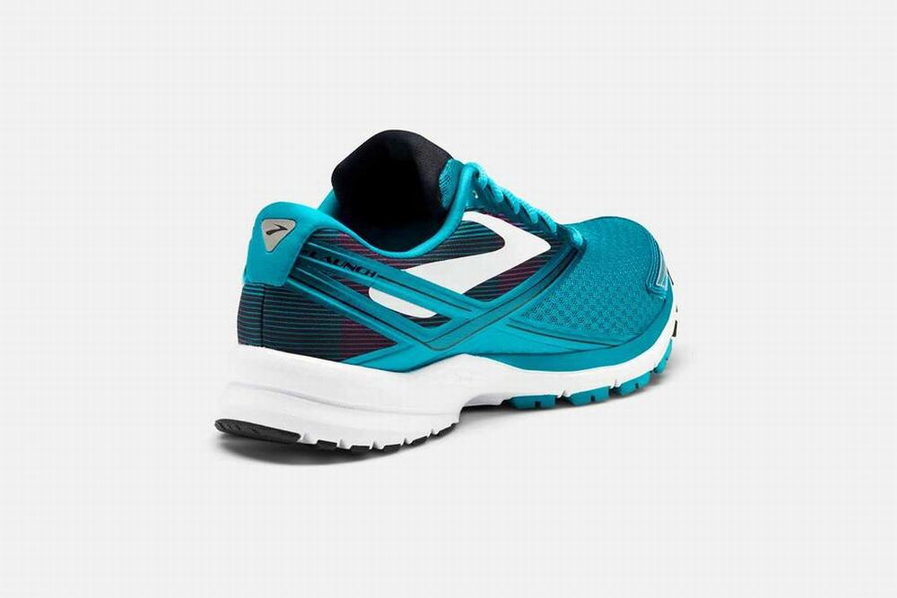 Chaussures Running Brooks Launch 4 Bleu Femme | DVI-55565636