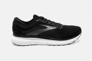 Chaussures Running Brooks Glycerin 18 Noir / Blanche Femme | POM-00564565