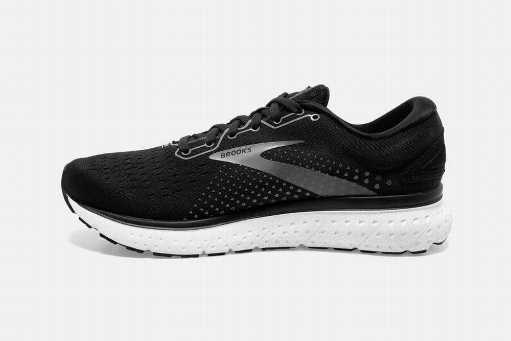 Chaussures Running Brooks Glycerin 18 Noir / Blanche Femme | POM-00564565