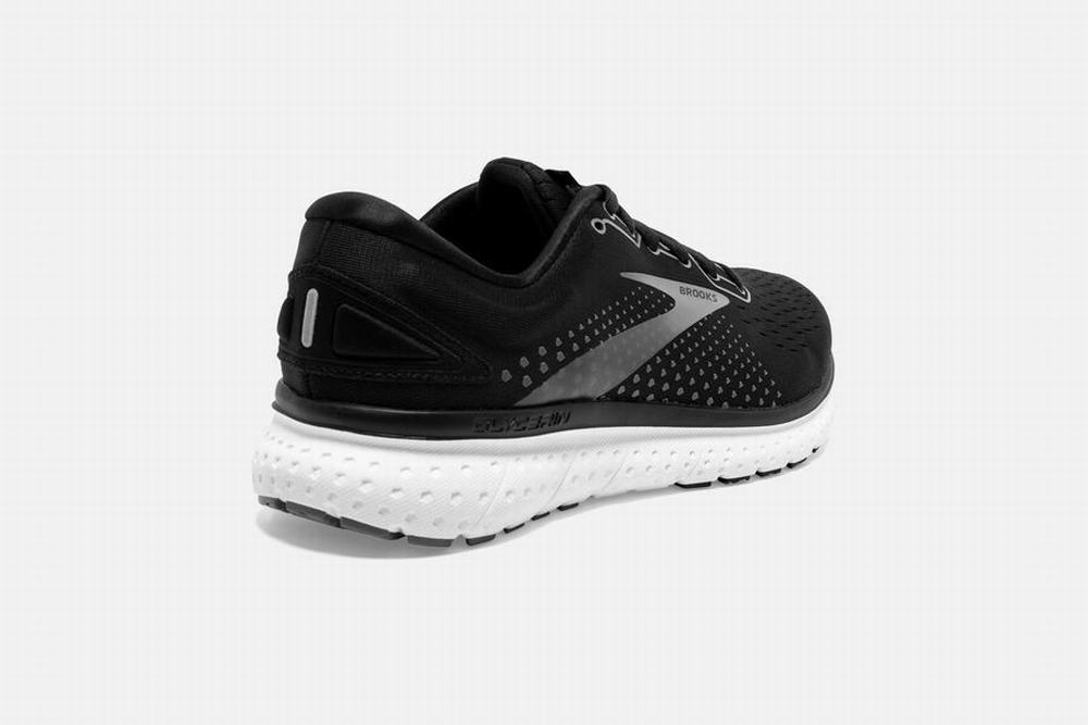 Chaussures Running Brooks Glycerin 18 Noir / Blanche Femme | POM-00564565