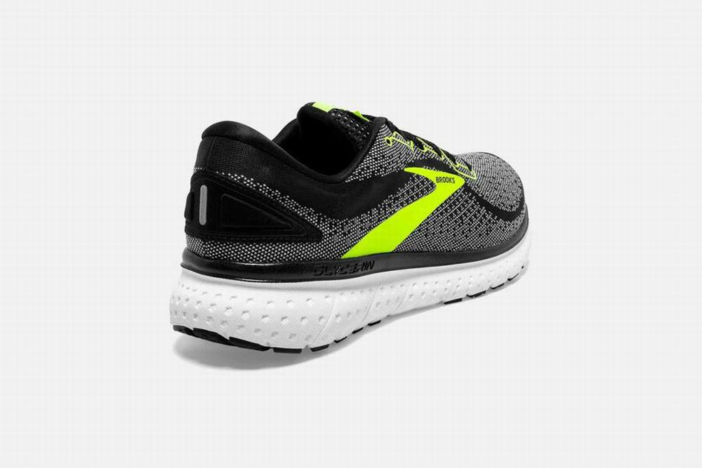 Chaussures Running Brooks Glycerin 18 Noir / Blanche Femme | LLX-31932864