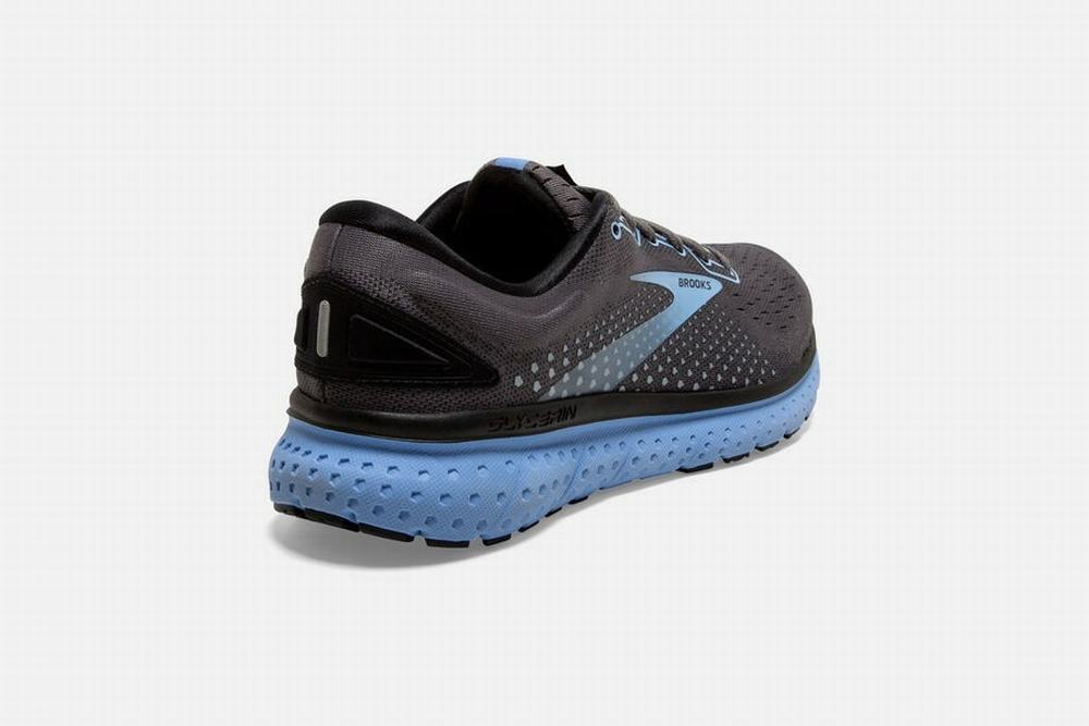 Chaussures Running Brooks Glycerin 18 Noir / Fleur Femme | WAE-16792874