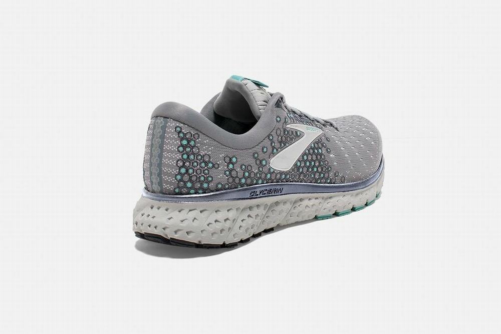 Chaussures Running Brooks Glycerin 17 Grise / Turquoise Clair Femme | DIB-82349806