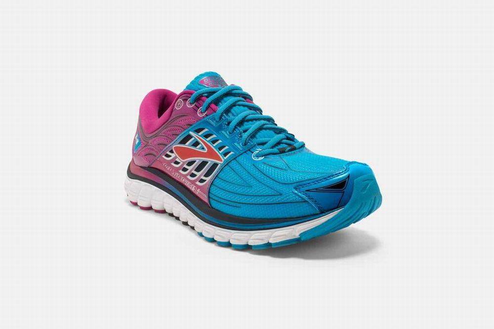 Chaussures Running Brooks Glycerin 14 Bleu / Rose Femme | NTJ-23433266