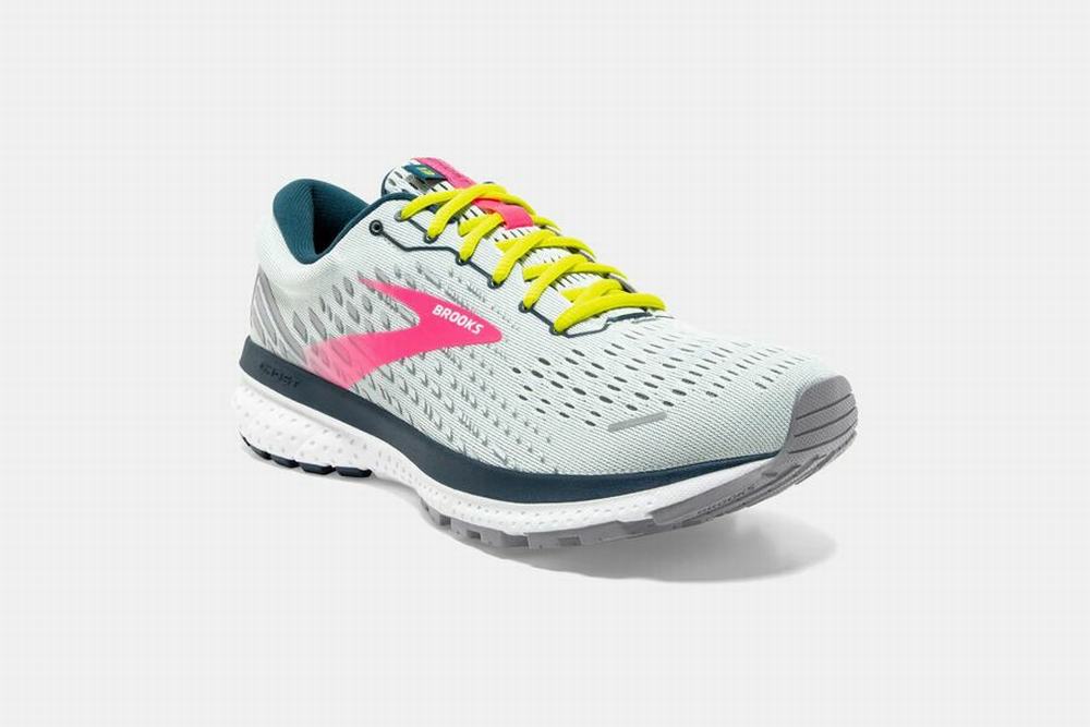 Chaussures Running Brooks Ghost 13 Blanche / Rose Femme | PSA-48737247