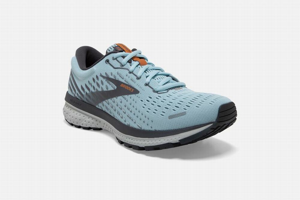 Chaussures Running Brooks Ghost 13 Bleu Clair / Noir / Blanche Femme | CSZ-40070668