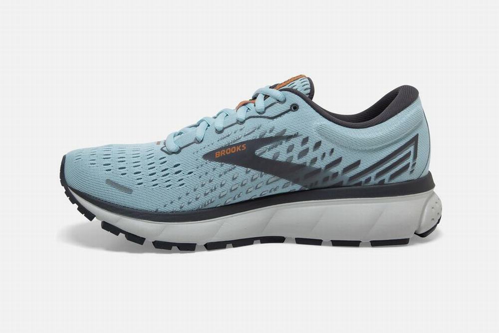 Chaussures Running Brooks Ghost 13 Bleu Clair / Noir / Blanche Femme | CSZ-40070668