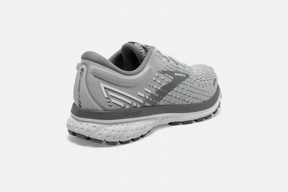 Chaussures Running Brooks Ghost 13 Grise / Blanche Femme | QLB-58262350