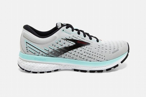 Chaussures Running Brooks Ghost 13 Grise / Turquoise Clair / Noir Femme | OFG-76391540