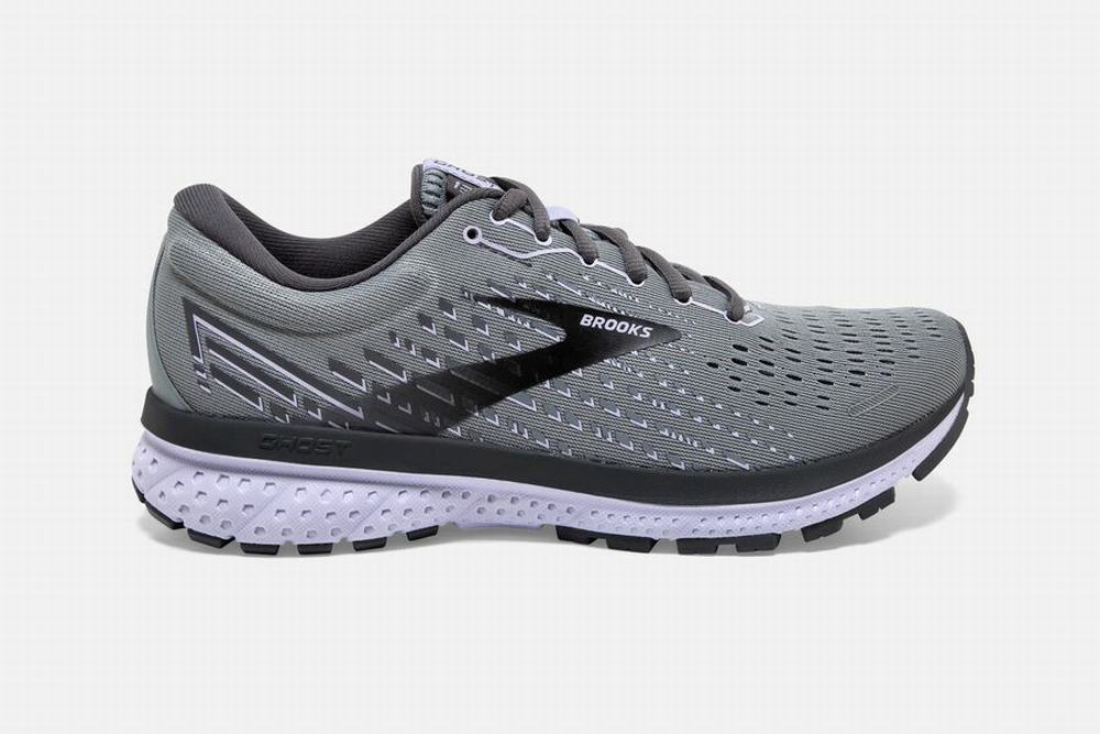 Chaussures Running Brooks Ghost 13 Grise / Noir / Violette Femme | QLR-75115787