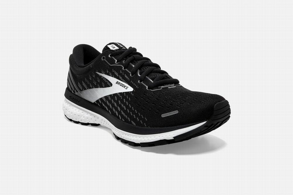 Chaussures Running Brooks Ghost 13 Noir / Blanche Femme | BKO-37983798