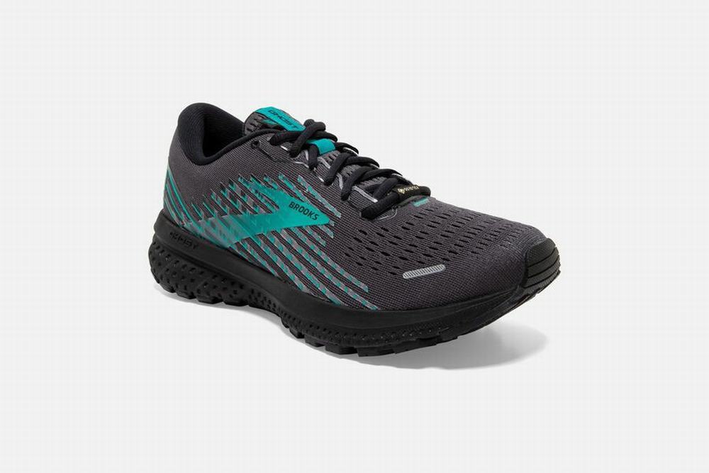 Chaussures Running Brooks Ghost 13 GTX Noir / Paon Femme | WYD-63842676