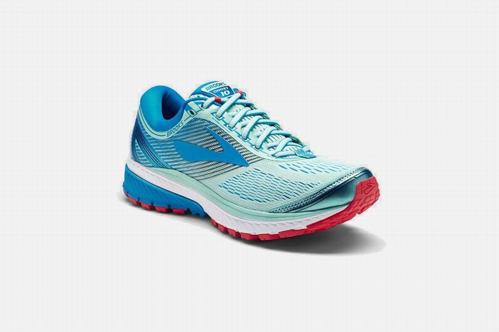 Chaussures Running Brooks Ghost 10 Bleu Femme | SMO-33189601