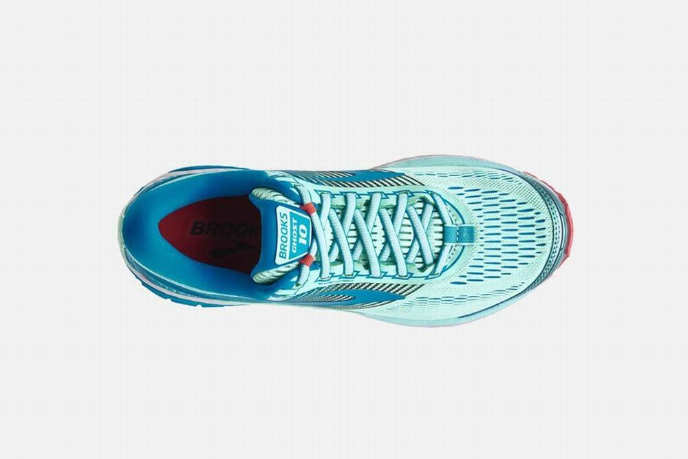 Chaussures Running Brooks Ghost 10 Bleu Femme | SMO-33189601