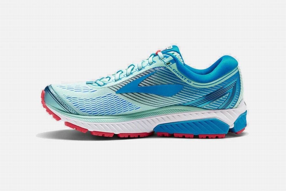 Chaussures Running Brooks Ghost 10 Bleu Femme | SMO-33189601