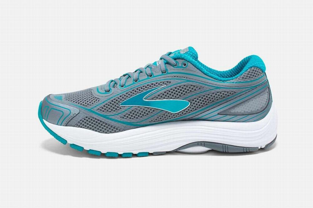 Chaussures Running Brooks Dyad 9 Grise / Bleu Femme | YZT-71714523