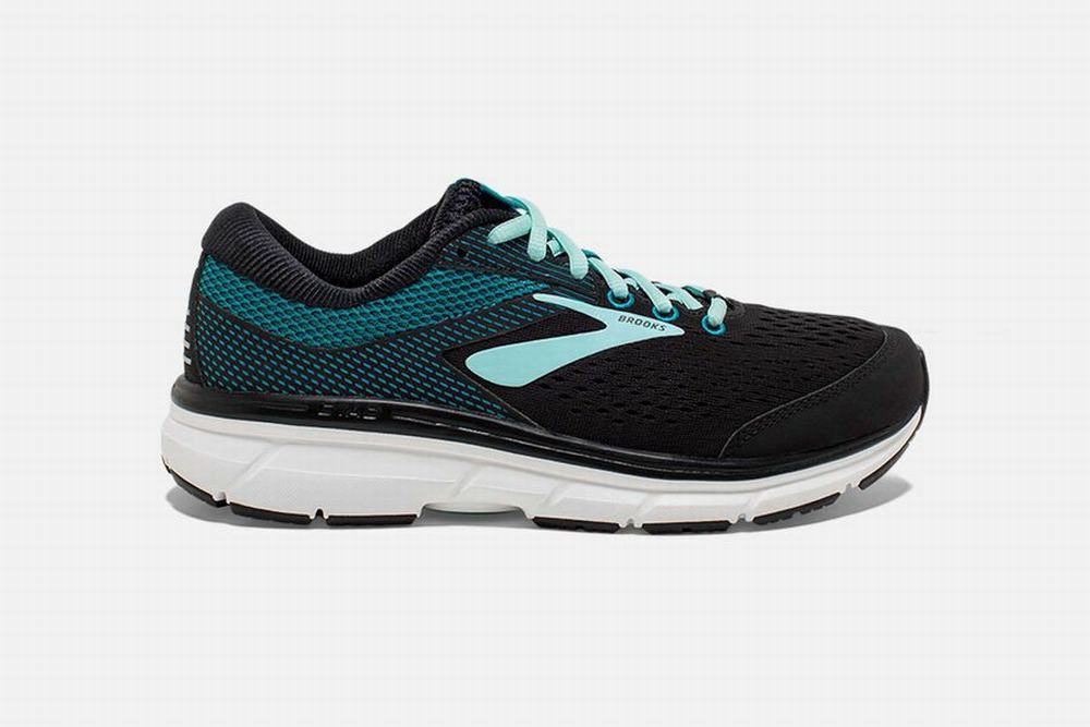 Chaussures Running Brooks Dyad 10 Noir / Bleu Femme | DOS-63827854