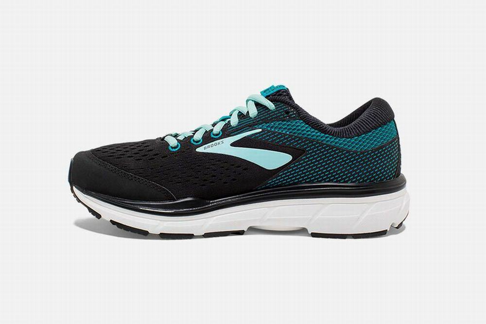 Chaussures Running Brooks Dyad 10 Noir / Bleu Femme | DOS-63827854