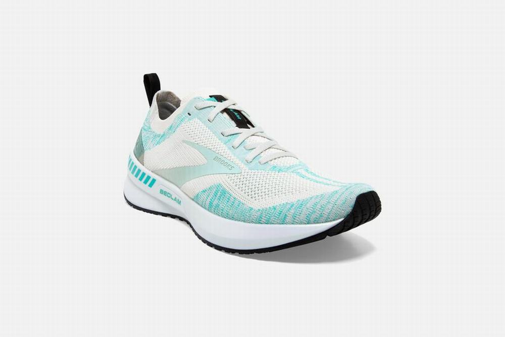 Chaussures Running Brooks Bedlam 3 Blanche / Vert Femme | SFN-13499944