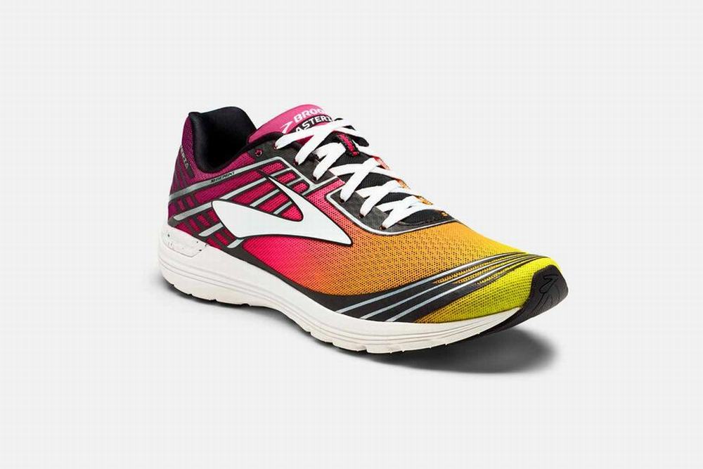 Chaussures Running Brooks Asteria Rouge / Jaune Femme | HXA-00110944