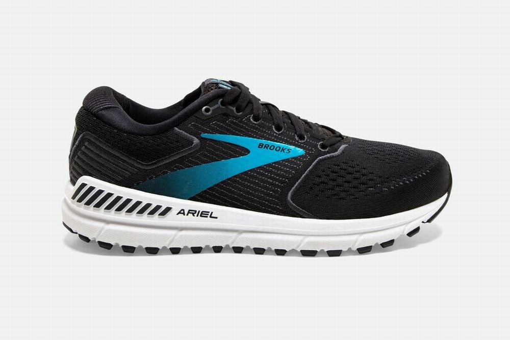 Chaussures Running Brooks Ariel 20 Noir / Bleu Femme | DDG-67912436