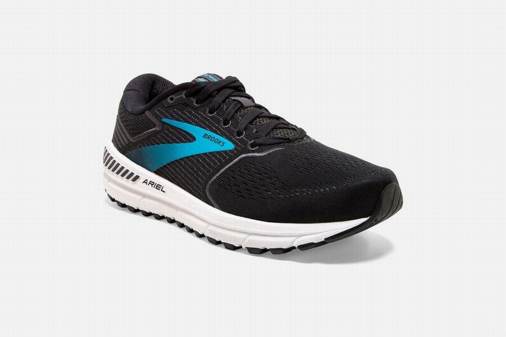 Chaussures Running Brooks Ariel 20 Noir / Bleu Femme | DDG-67912436