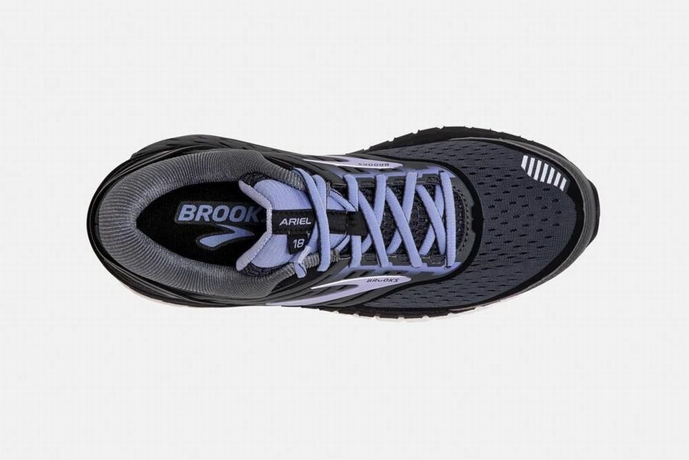 Chaussures Running Brooks Ariel 18 Grise / Noir Femme | ORP-00628853