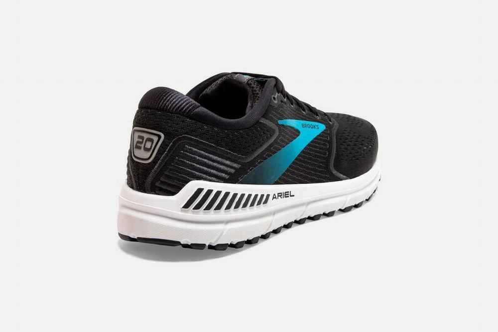 Chaussures Running Brooks Ariel 20 Noir / Bleu Femme | DDG-67912436