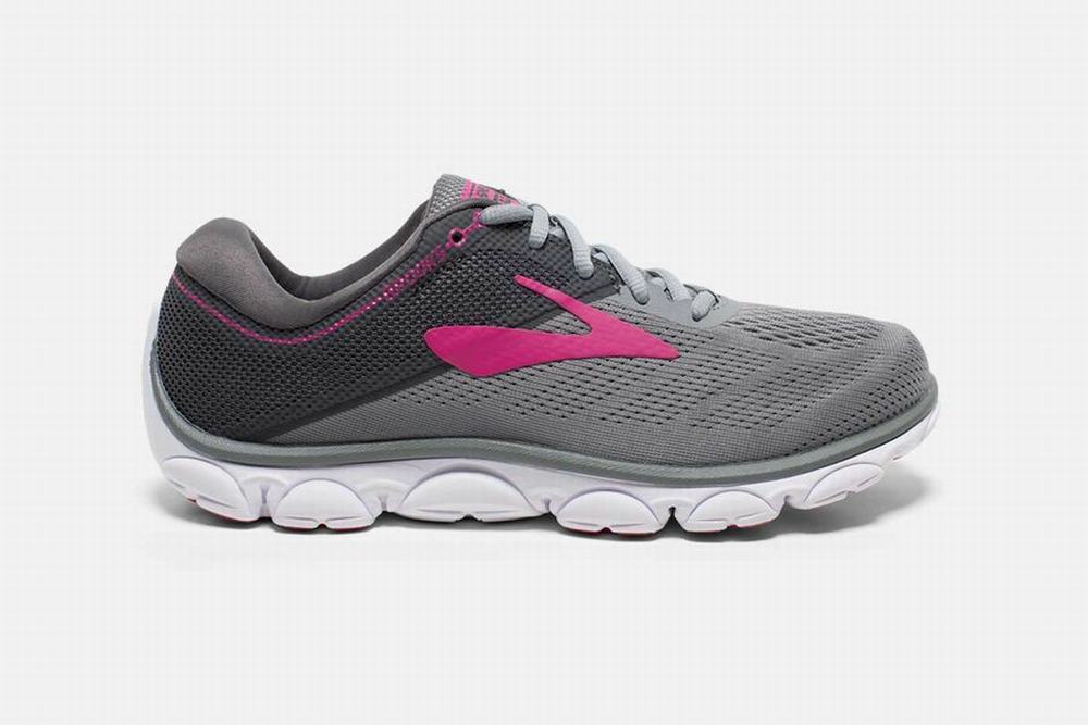 Chaussures Running Brooks Anthem 3 Grise / Rose Femme | MKK-18661975