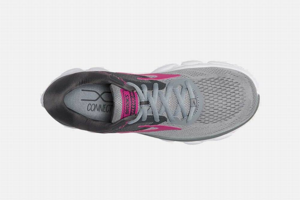 Chaussures Running Brooks Anthem 3 Grise / Rose Femme | MKK-18661975