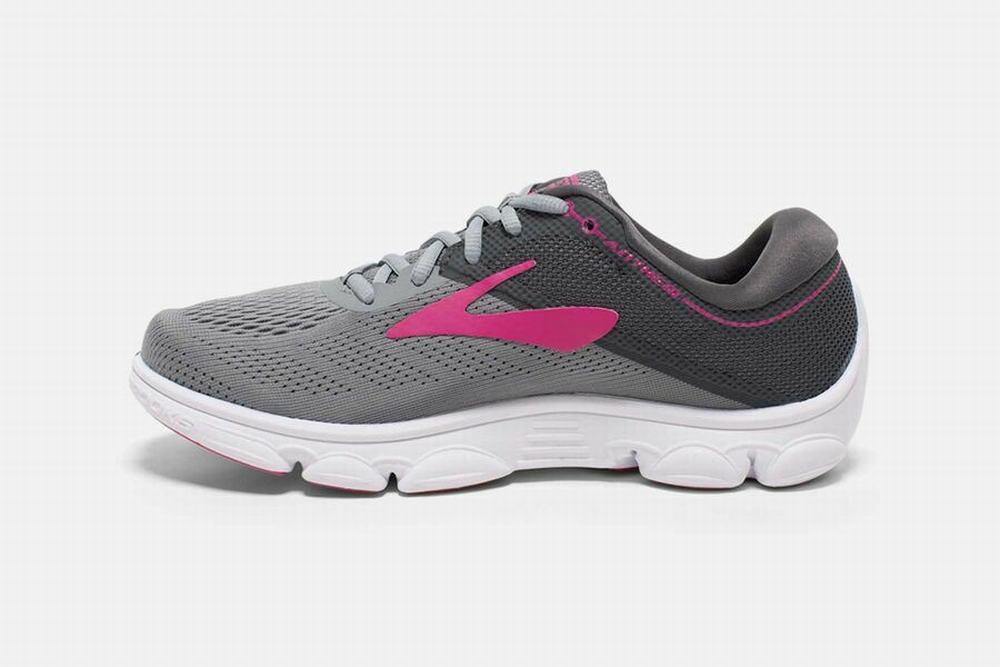 Chaussures Running Brooks Anthem 3 Grise / Rose Femme | MKK-18661975