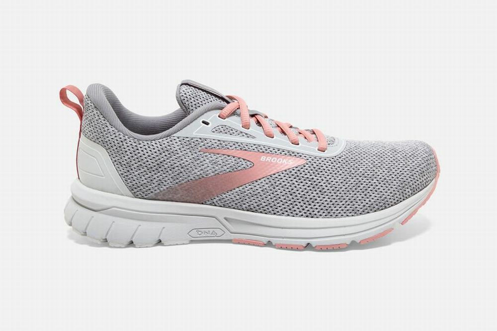 Chaussures Running Brooks Anthem 3 Blanche / Corail Femme | JRQ-69907569