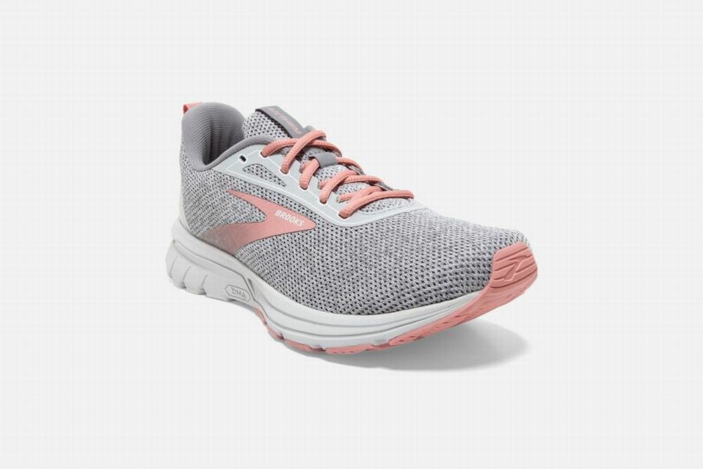 Chaussures Running Brooks Anthem 3 Blanche / Corail Femme | JRQ-69907569