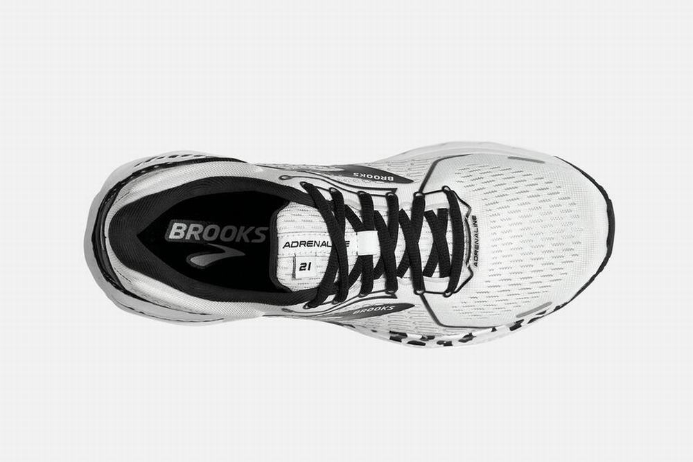 Chaussures Running Brooks Adrenaline GTS 21 Blanche / Noir Femme | BMF-76441328