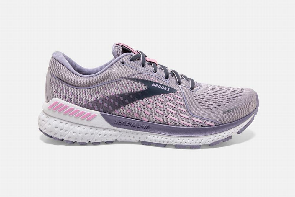 Chaussures Running Brooks Adrenaline GTS 21 Violette Femme | JMN-66271561