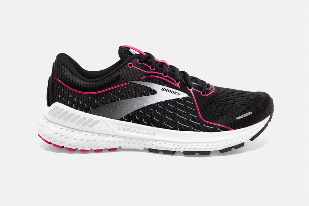 Chaussures Running Brooks Adrenaline GTS 21 Noir Femme | EQQ-95278411