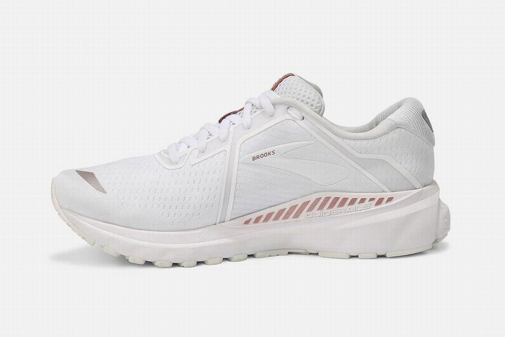 Chaussures Running Brooks Adrenaline GTS 20 Blanche / Rose / Doré Femme | NBS-24377487