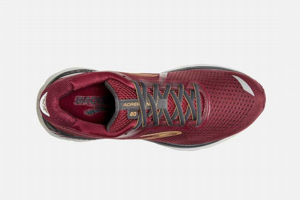 Chaussures Running Brooks Adrenaline GTS 20 Rouge / Doré Femme | OOY-51134765