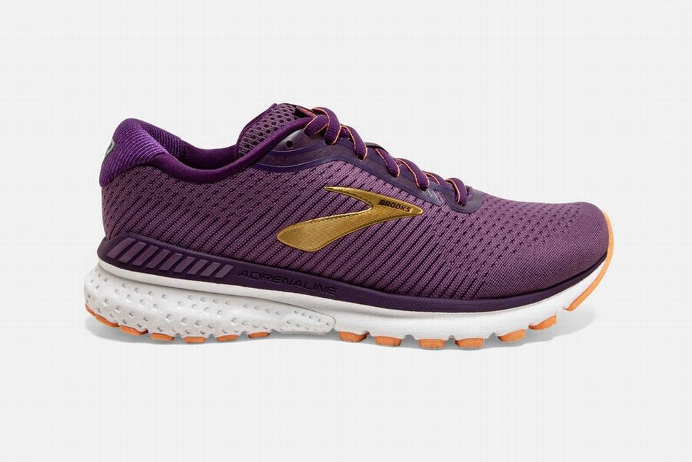 Chaussures Running Brooks Adrenaline GTS 20 Violette Femme | JPM-75699522