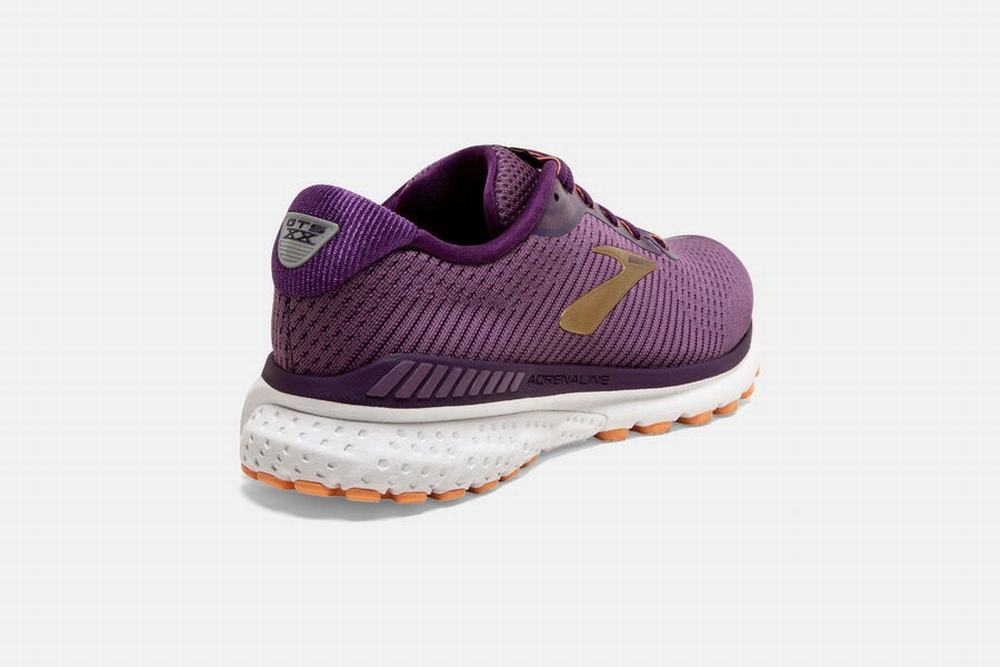 Chaussures Running Brooks Adrenaline GTS 20 Violette Femme | JPM-75699522