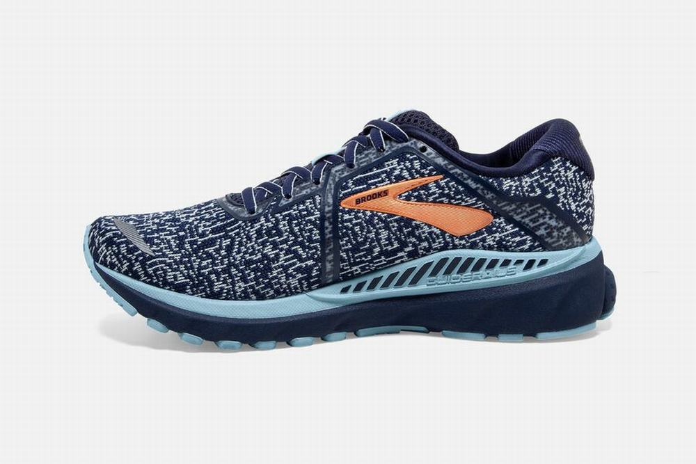 Chaussures Running Brooks Adrenaline GTS 20 Bleu Marine / Bleu Clair / Cuivre Femme | FFT-62968297