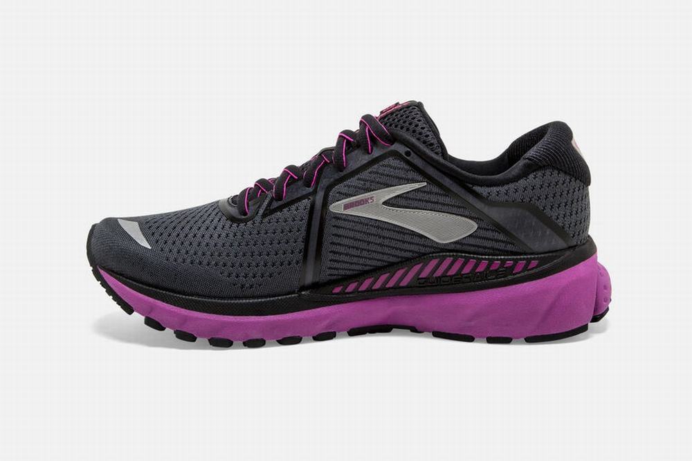 Chaussures Running Brooks Adrenaline GTS 20 Noir / Violette Femme | BBR-30445399