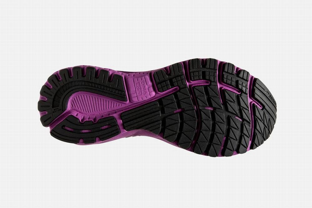 Chaussures Running Brooks Adrenaline GTS 20 Noir / Violette Femme | BBR-30445399