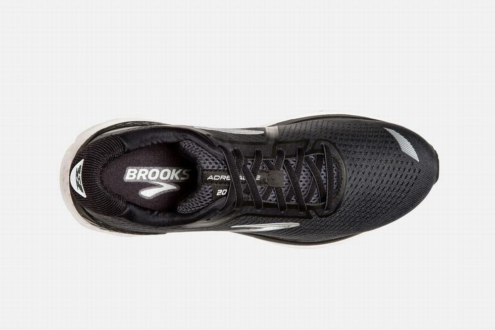 Chaussures Running Brooks Adrenaline GTS 20 Noir / Grise Femme | OCK-97291655