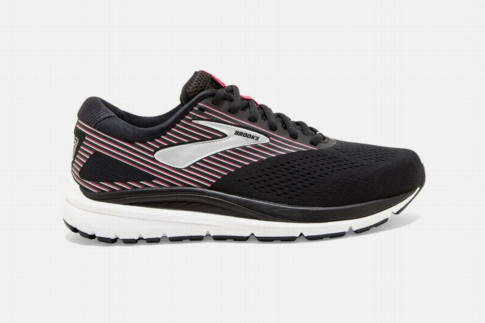 Chaussures Running Brooks Addiction 14 Noir / Rose / Argent Femme | UST-54334601